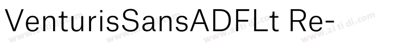 VenturisSansADFLt Re字体转换